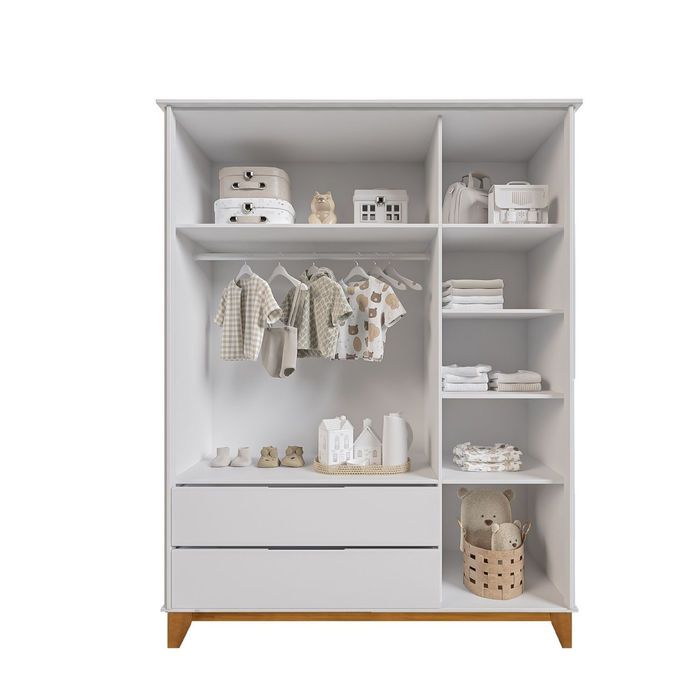 Guarda Roupas Nordic 3 portas