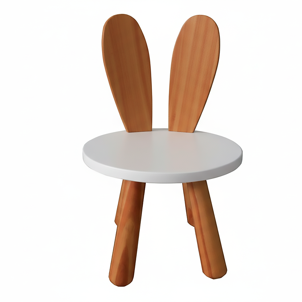 cedeira infantil com orelhinhas coelho