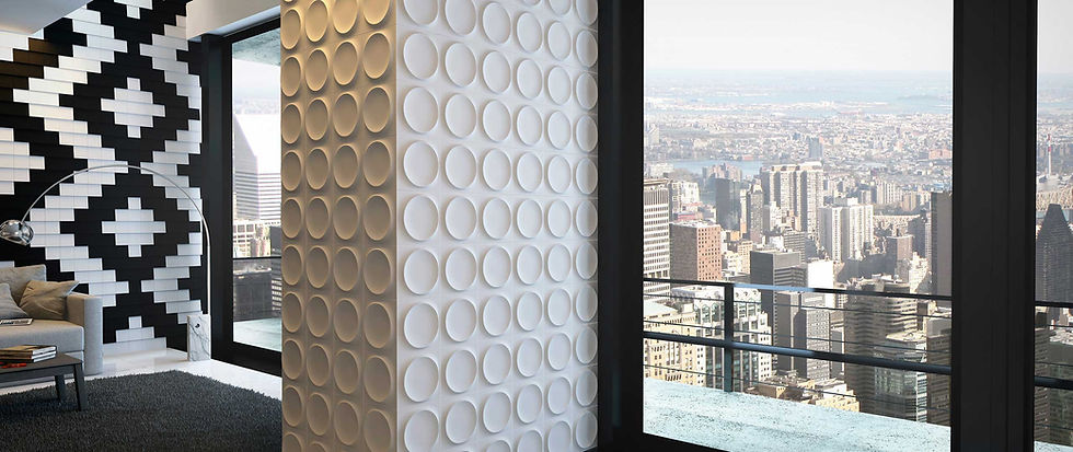 3D moon White Ceramic Tile Bar Dallas