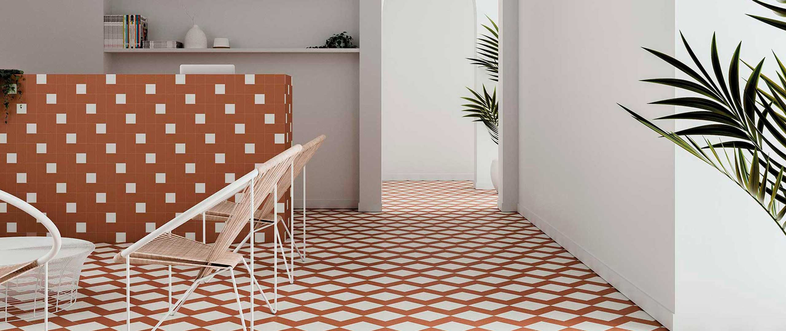 White porcelain wall tile Ann sacks minimalistic chick dallas