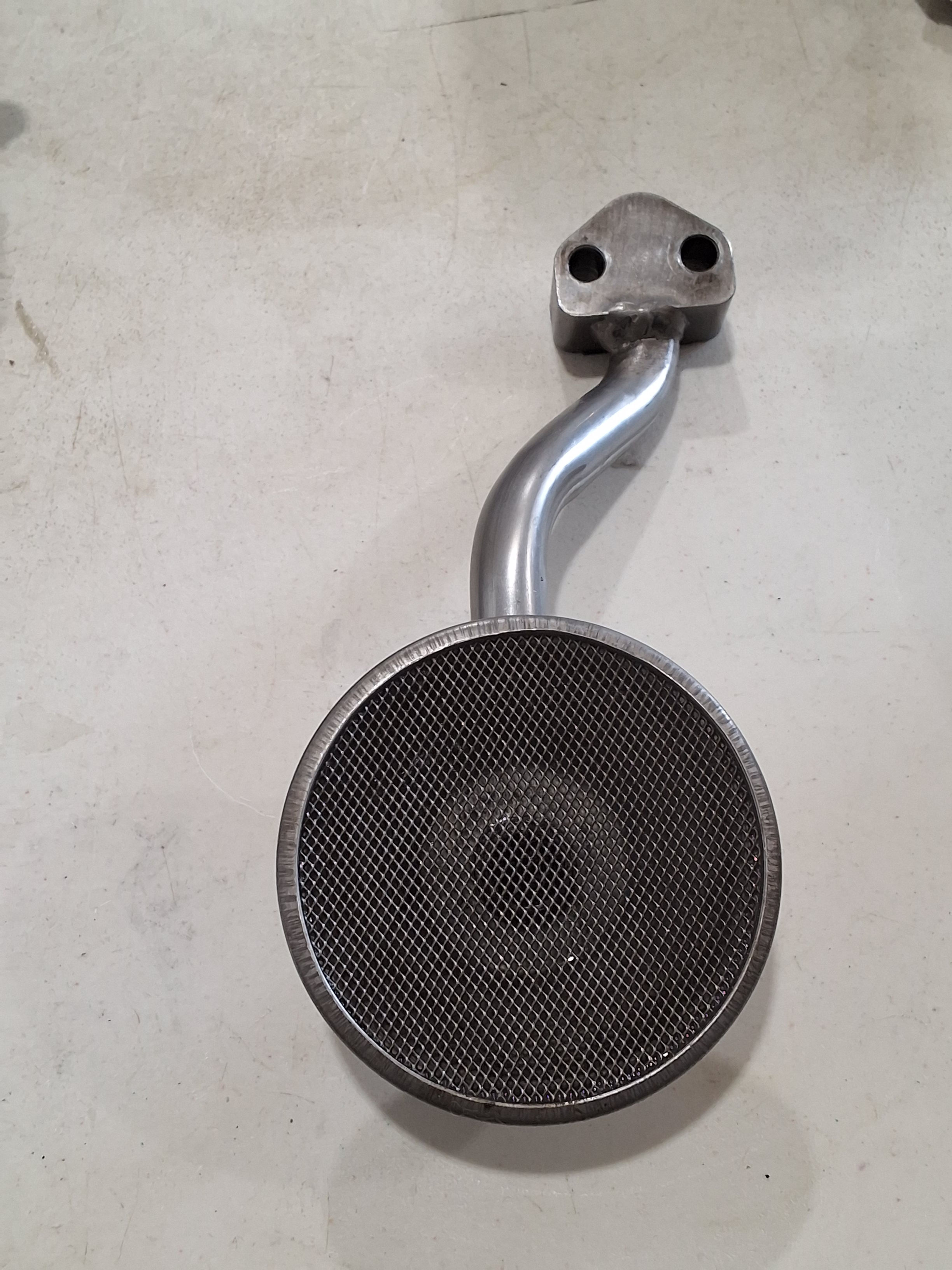 Yanmar 3JH40 Oil Inlet/ Pickup Pipe & Screen Assembly ( Part# 129150-35091 )
