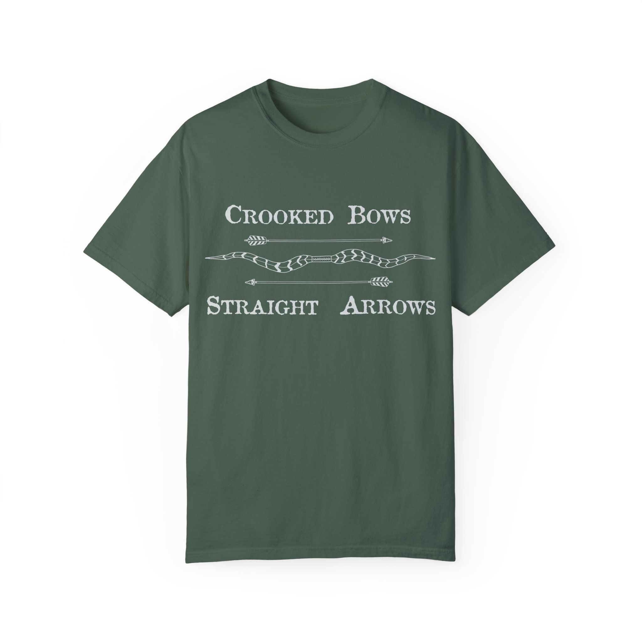 Crooked Bows Straight Arrows white print