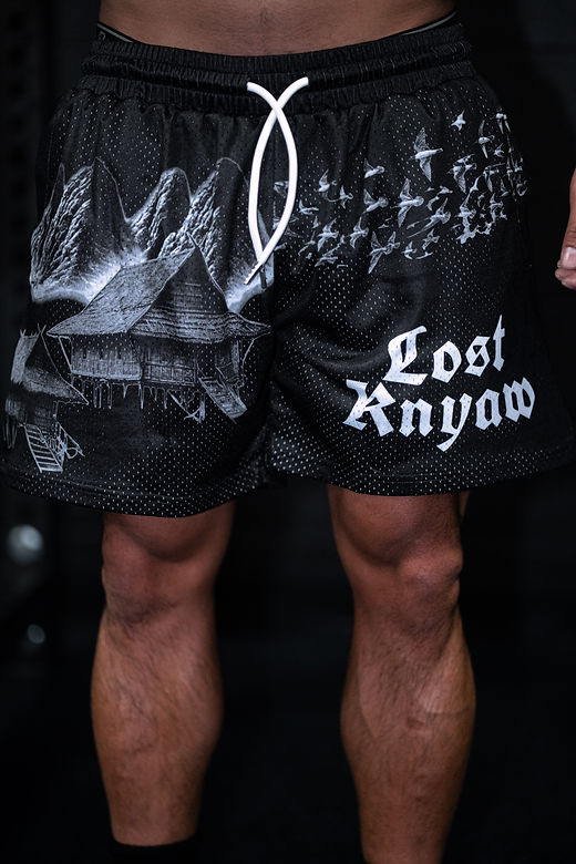 Black Mesh Short | LOST KNYAW