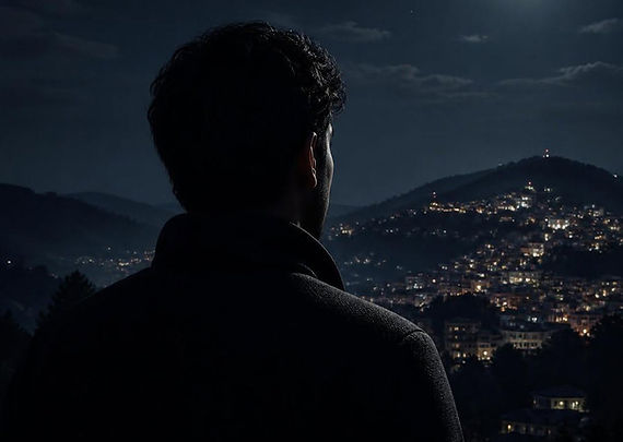 Kartikeya Dhar watching Shimla and creating stories
