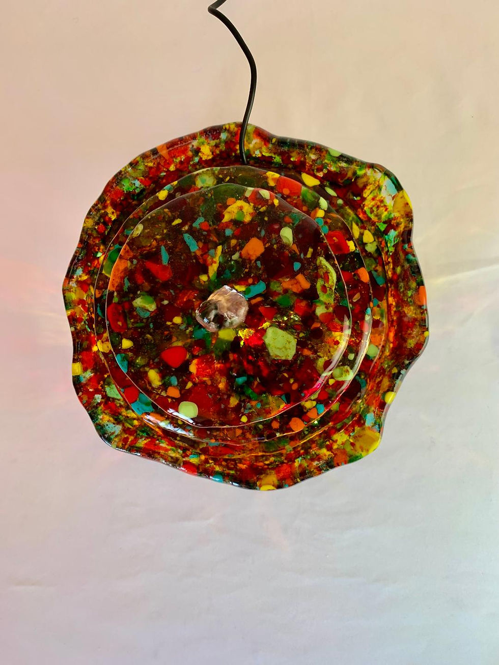 Thumbnail: Confetti - Lighted Glass Water Fountain for Meditation & Pets