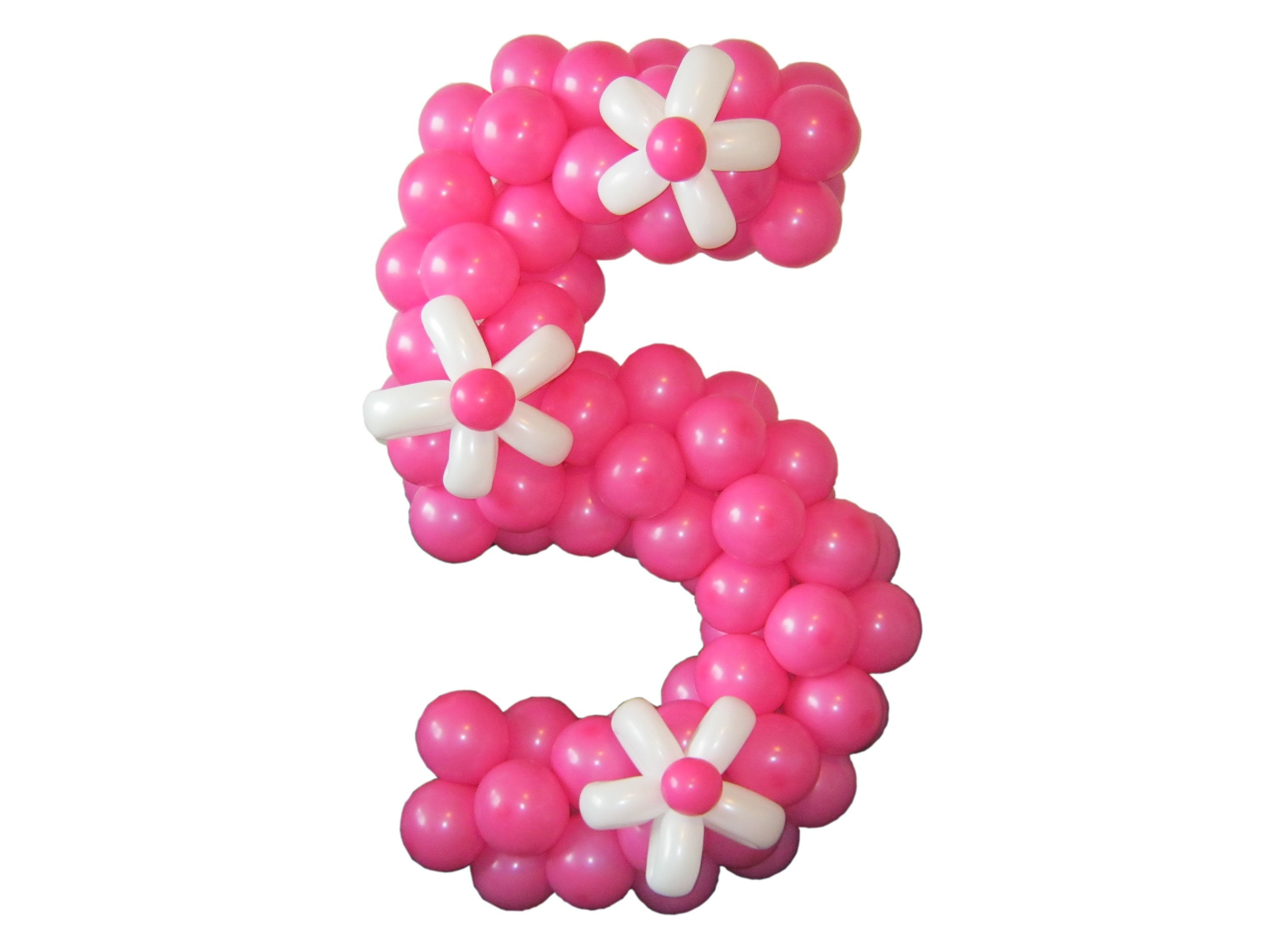 Цифра "5" с украшениями