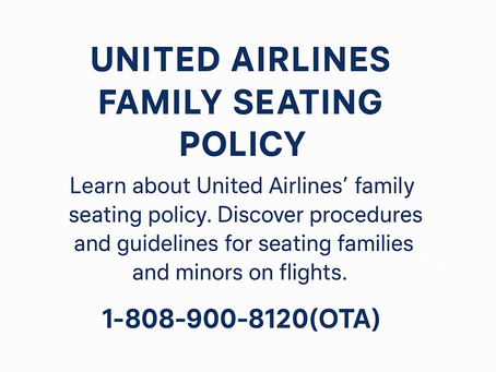 What is United Airlines' seating policy?