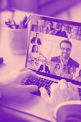 Video business webinar or workshop