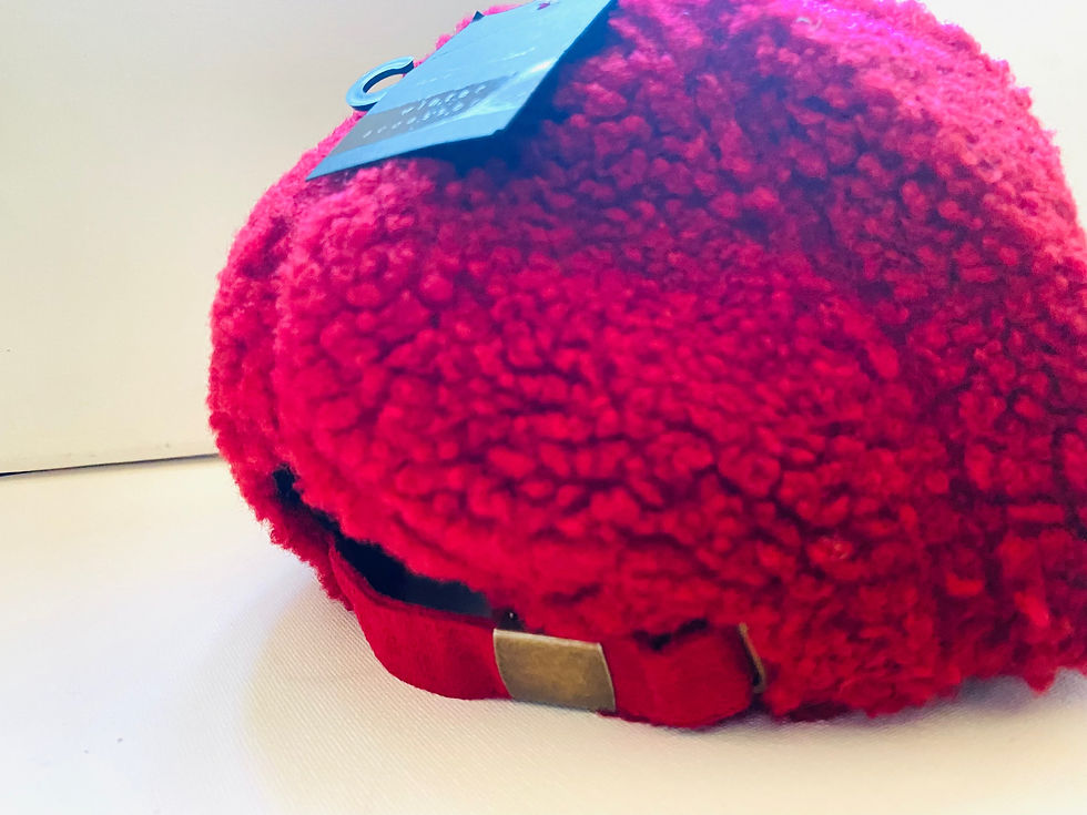 Thumbnail: Cranberry Red Winter Baseball Cap