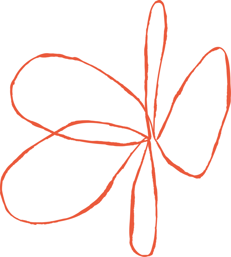 Illustratives Blumen Element, Zeichnung