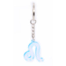 Leo  Iridescent Keychain