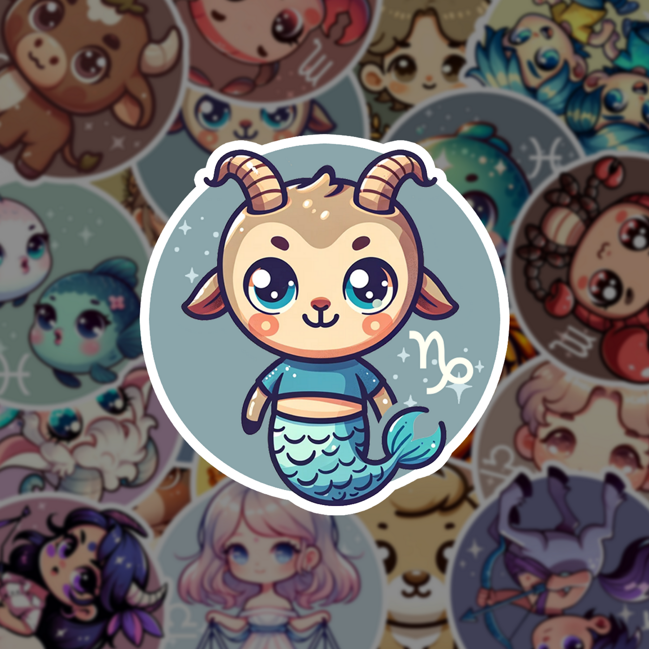 Boy  Zodiac Sticker - Capricorn