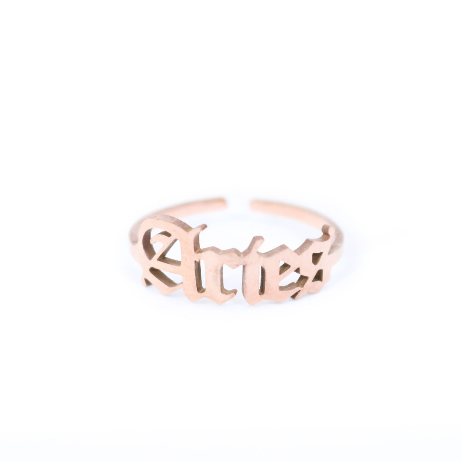 Rose Gold Zodiac Rings