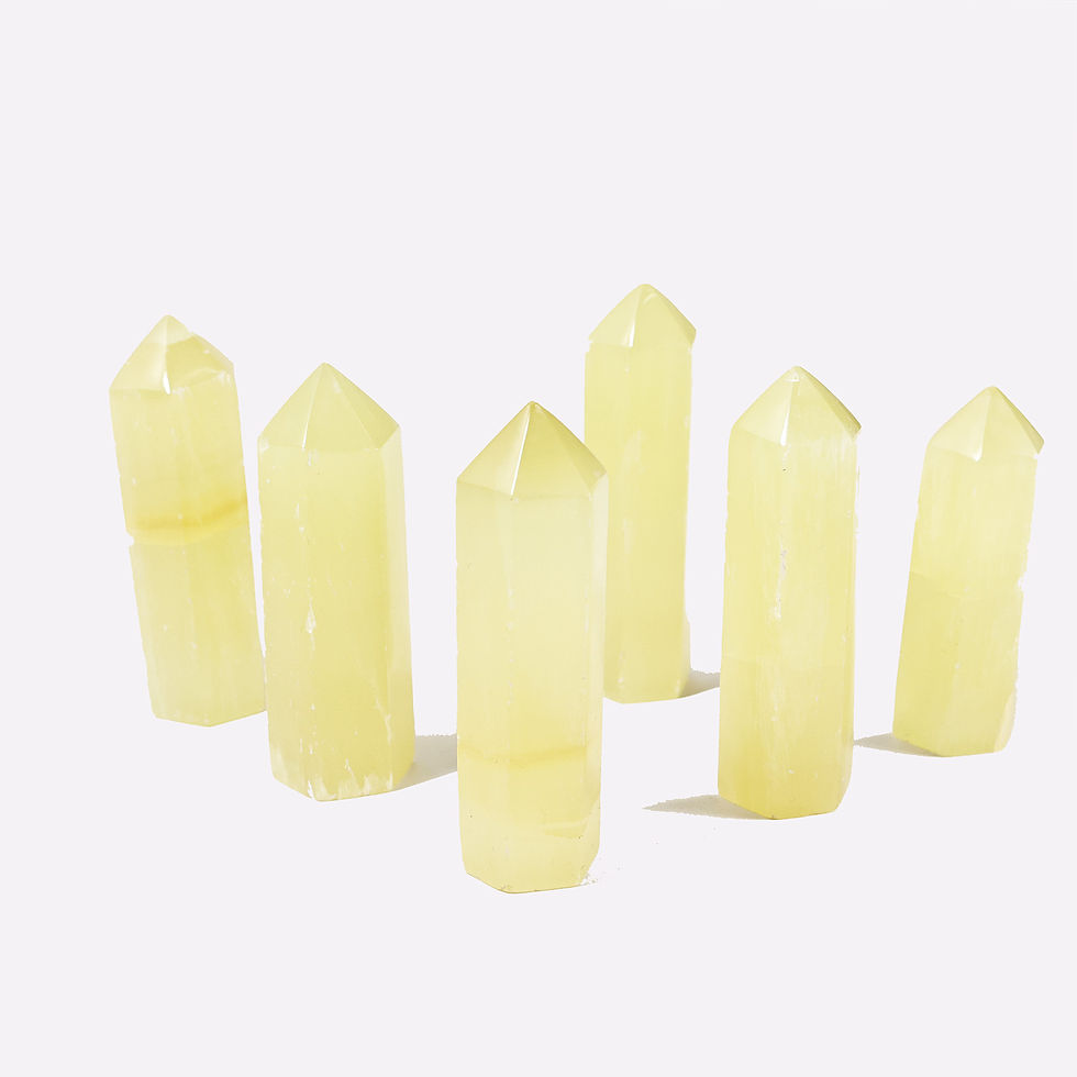 Lemon Calcite Point