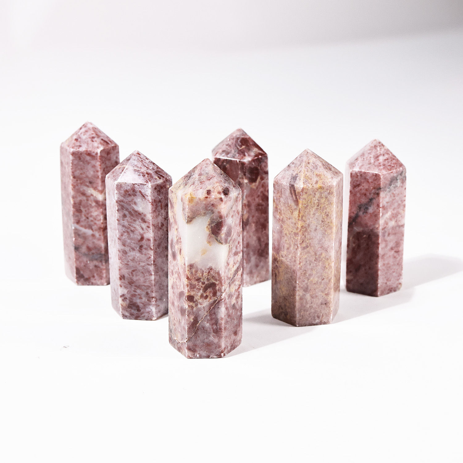 Strawberry Calcite Point