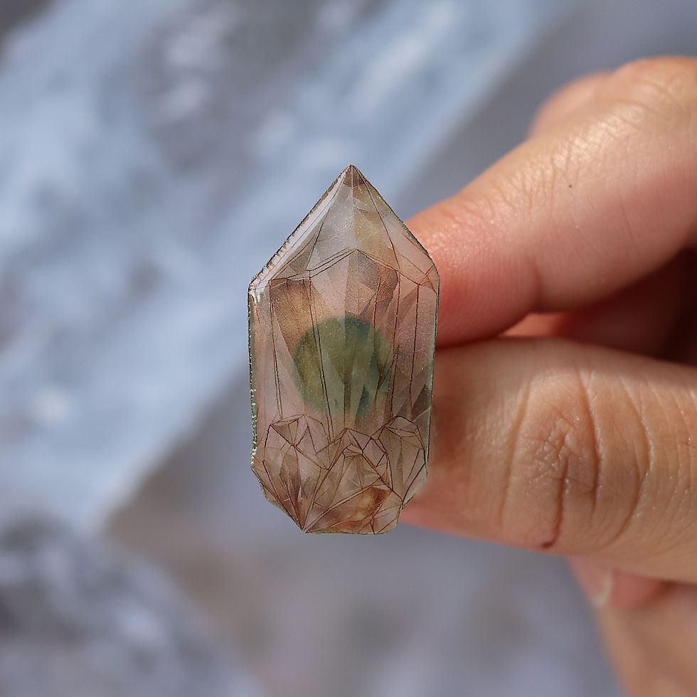 Thumbnail: Citrine Crystal Pin
