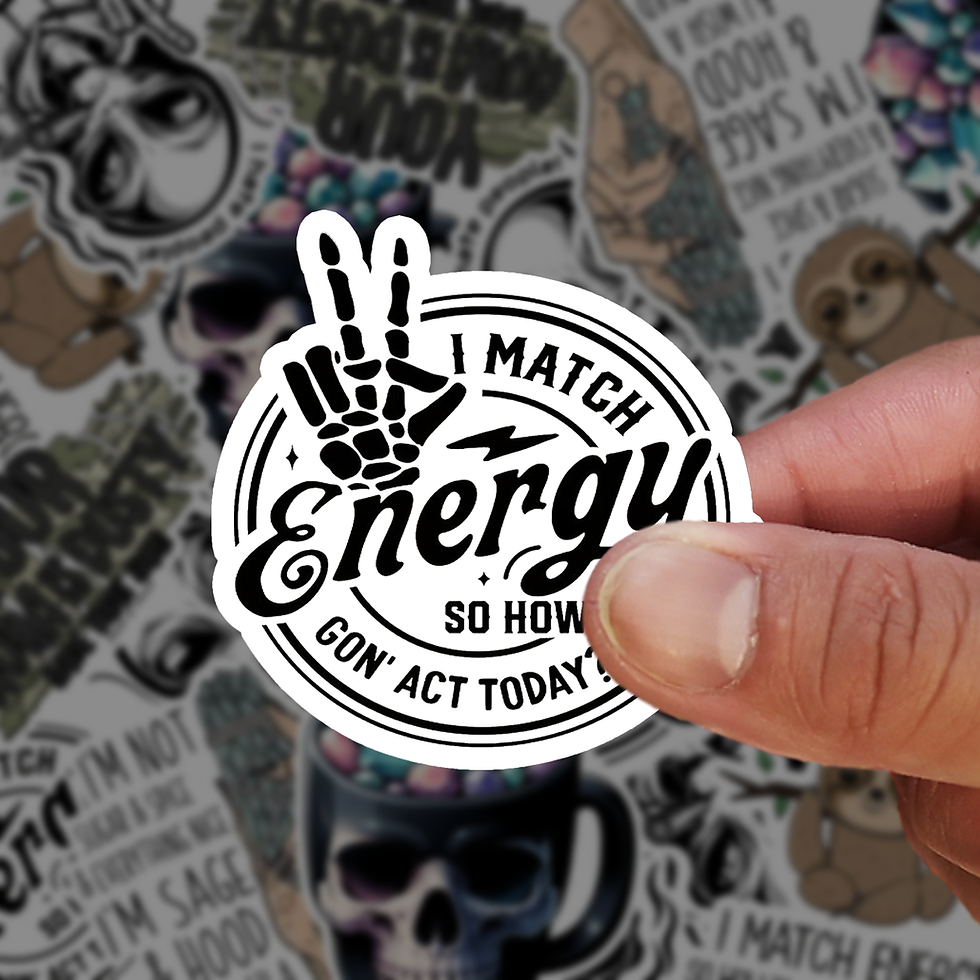Thumbnail: I Match Energy Sticker