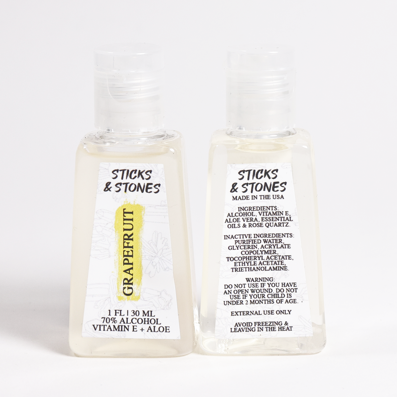 Grapefruit Hand Sanitizer Gel