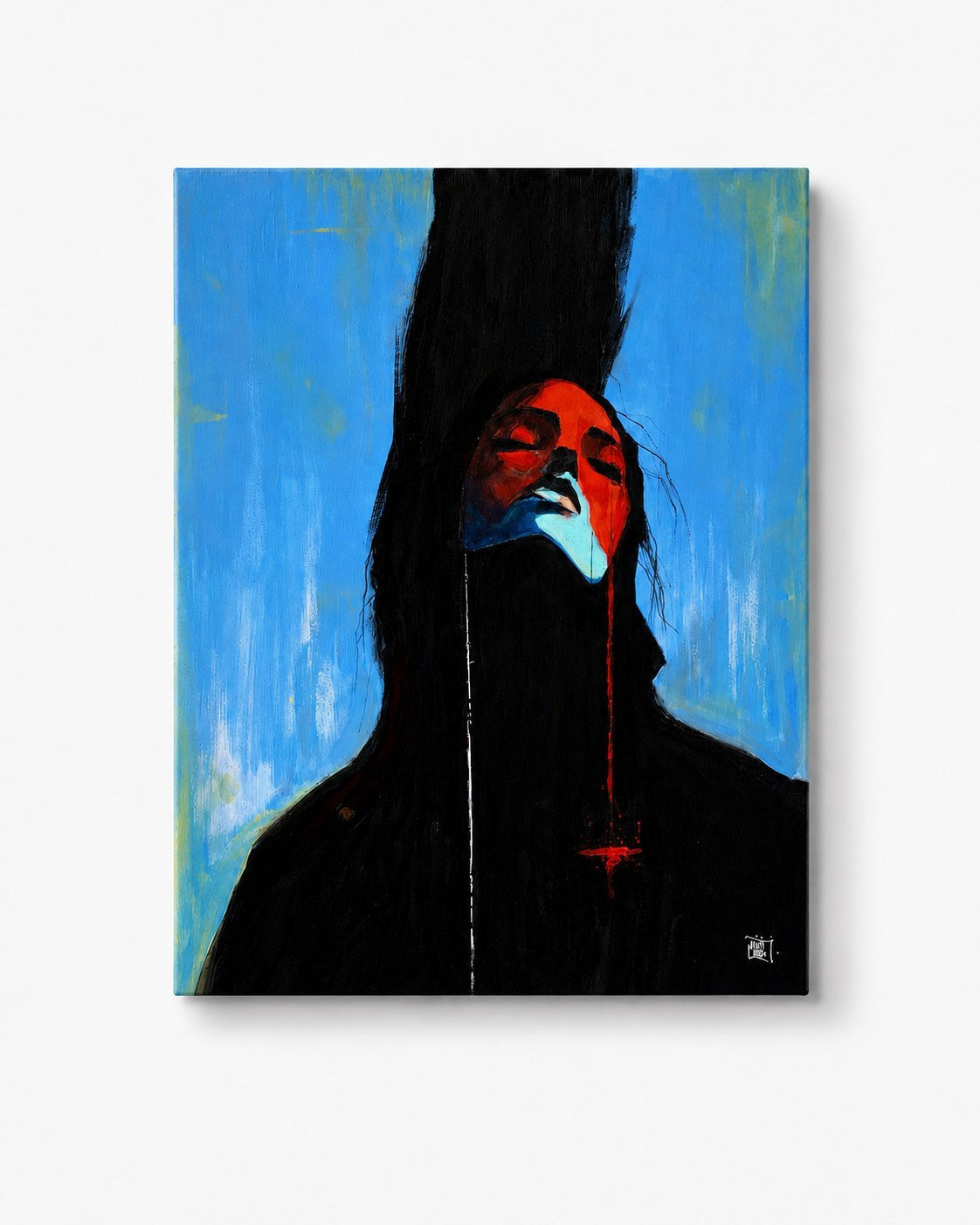 THE WIND— Peinture originale 50 × 60 cm