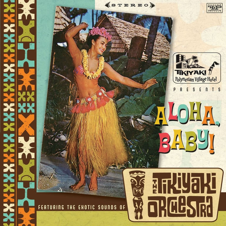 Thumbnail: Tikiyaki Orchestra - "Aloha, Baby !" Translucent Lemonade Vinyl (Third Pressing)