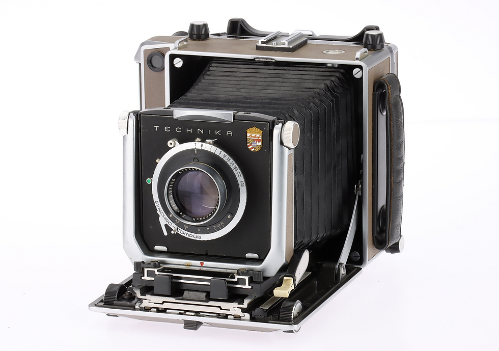 A Linhof Super Technika Model V 5x4 Large Format Camera