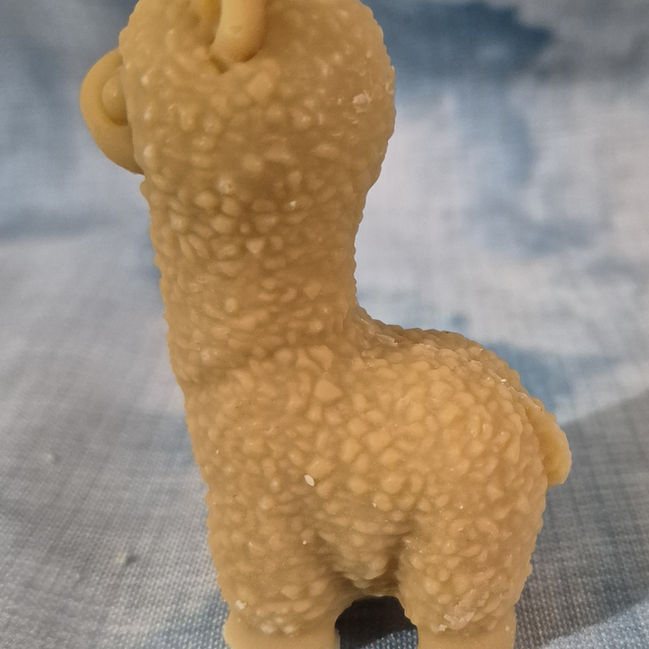 Alpaca soap from the left side