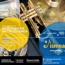 Programa de mano, Ensamble de la Academia de Metales ISMEA, San Pedro Museo de Arte, Puebla