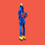 Thumbnail: Huggy Wuggy Huge  Blue Plush