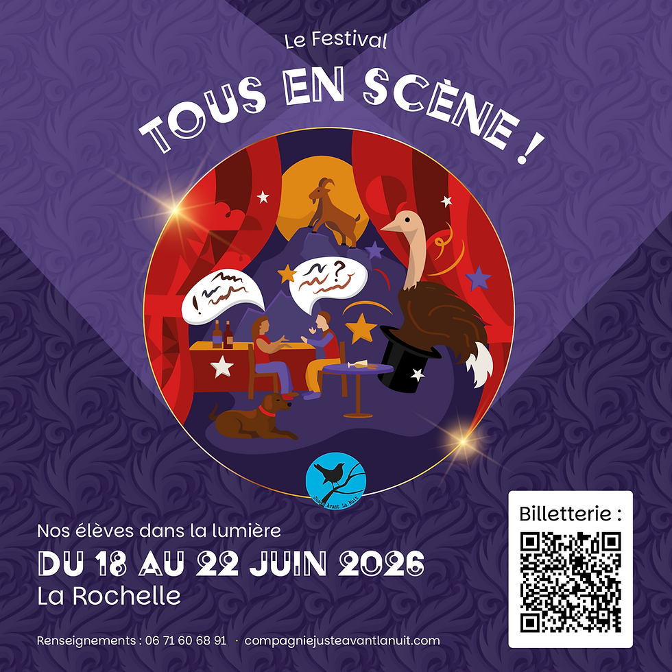 Ateliers théâtre cie Juste avant la Nuit - Tous en scène 2026