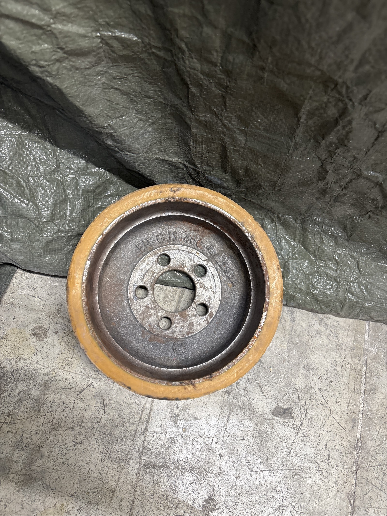 Roue motrice industrielle en polyuréthane