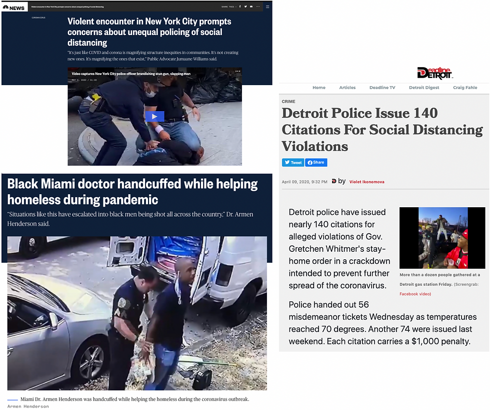 Unequal Police Response Toward Minorities During COVID-19