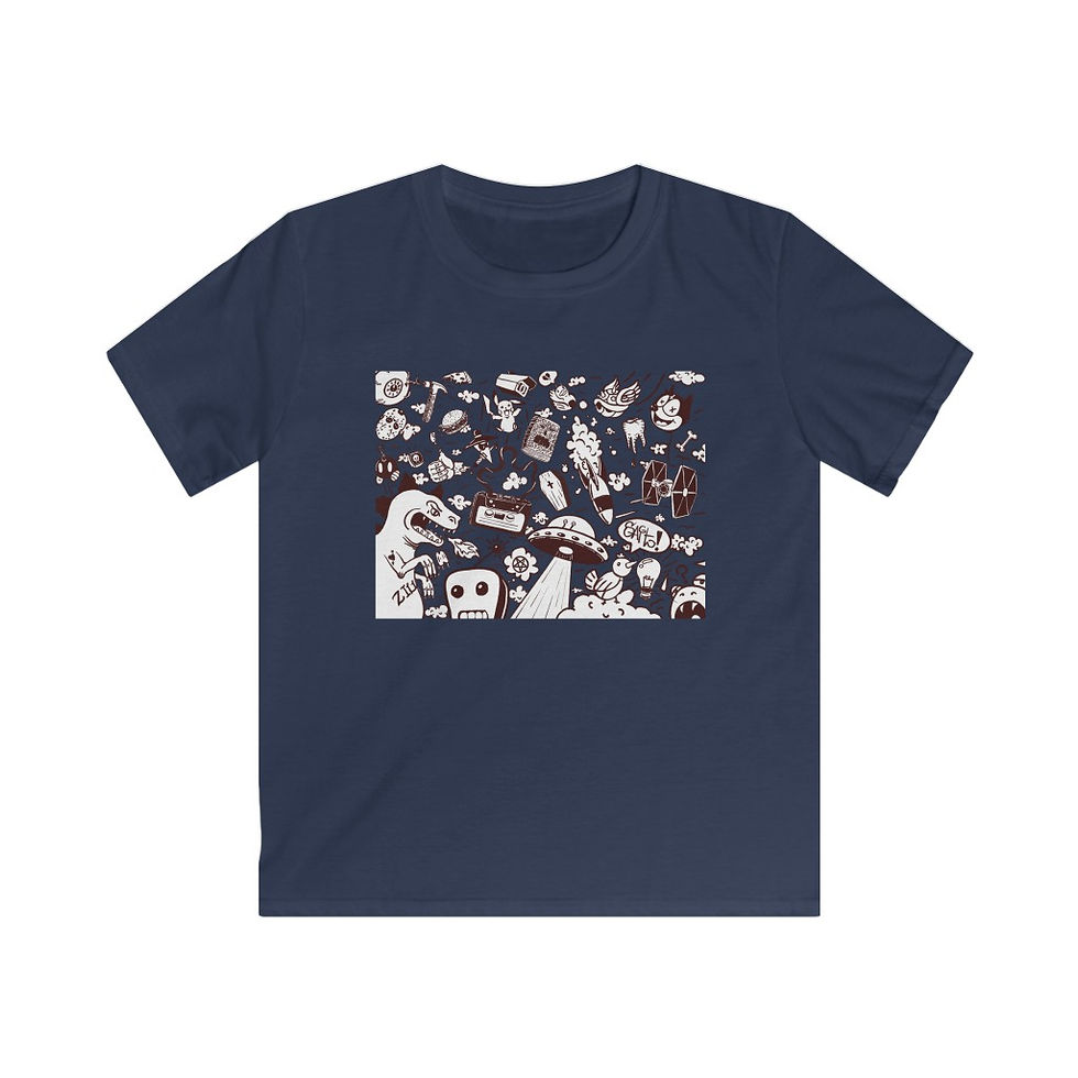 Miniature : Saturday Morning - Kids Softstyle Tee
