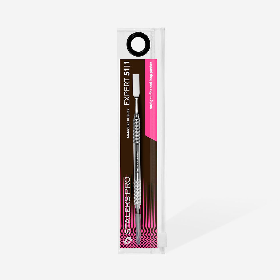 Миниатюра: EXPERT  PE-51/1  Cuticle Pusher (straight blade and loop pusher)