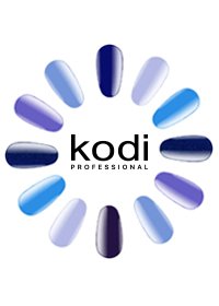 KODI Gel Polish Blue Collection  he international brand Kodi Professional is a leader in the production of top, modern nail materials around the world. Using the latest achievements, we create comfortable products that are loved by masters in many countries.   The basic collection of gel polishes has more than 200 shades, divided into thematic series according to the principle of color unity.