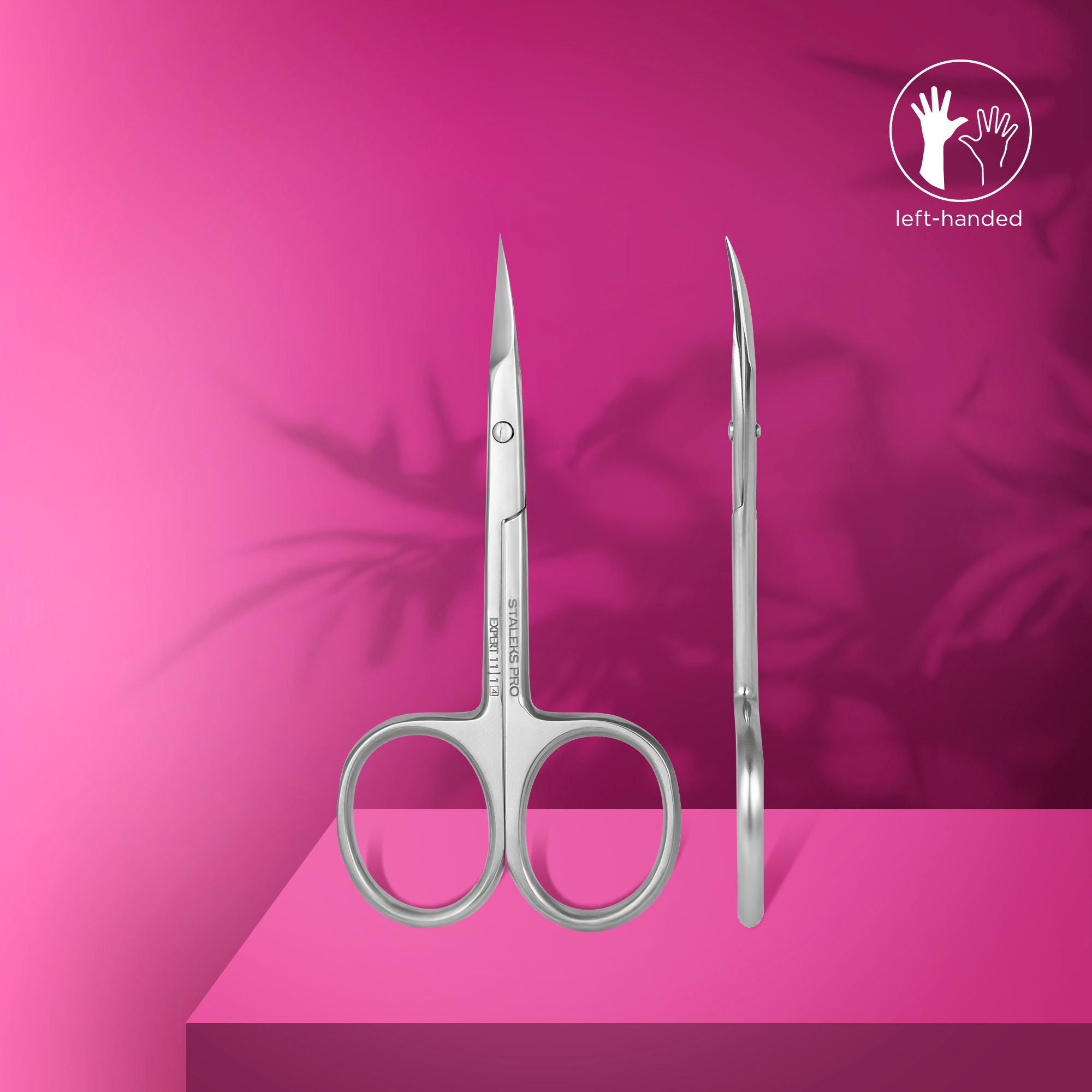 EXPERT SE-11/1 CUTICLE SCISSORS FOR LEFT-HANDED USERS