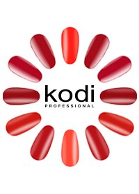 The international brand Kodi Professional has created a basic collection of reference gel polishes, divided into thematic series according to the principle of color affinity. These products have optimal working properties for creating nail masterpieces.   Polymerization:  We recommend even coating with 2 thin layers with polymerization for 120 seconds in a UV lamp or 60 seconds in a LED lamp.