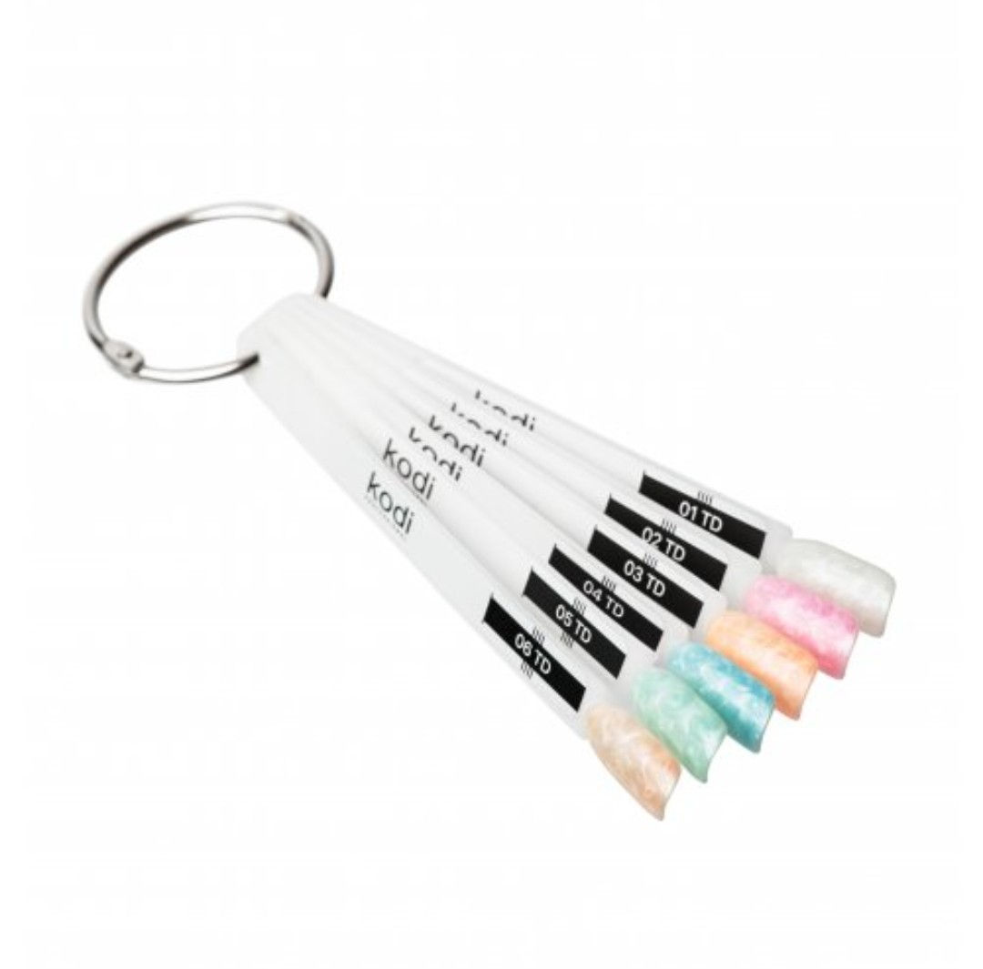 Palette of gel polishes "Tornado" 6 tips