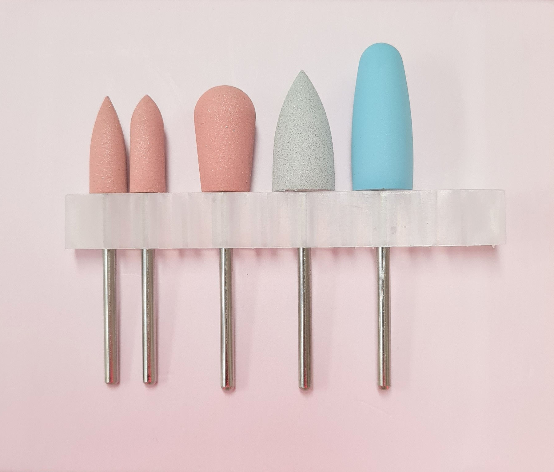 Polisher drill bits for E-file manicure,  5 pcs