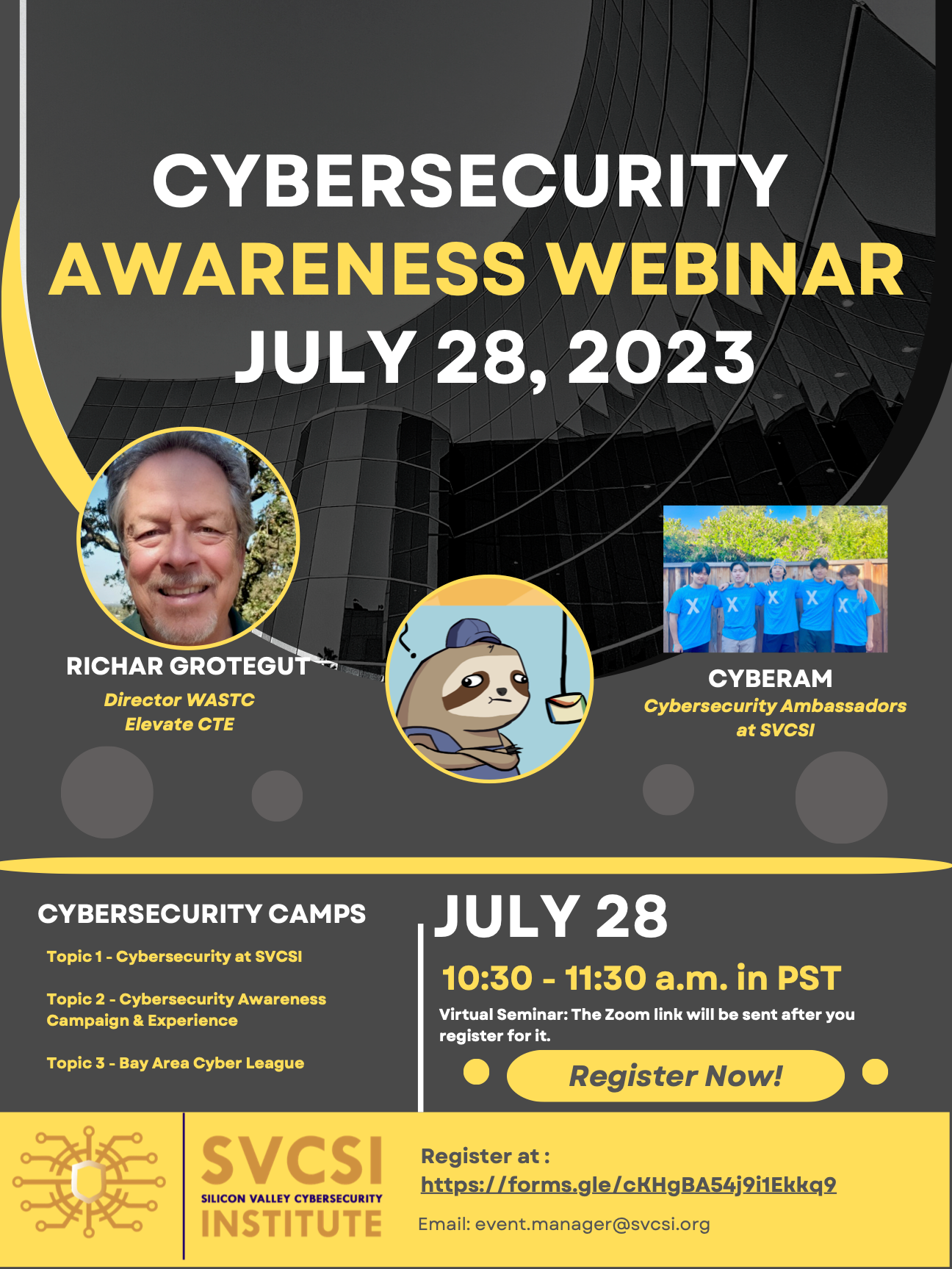 Cybersecurity Awareness Webinar Svcsi