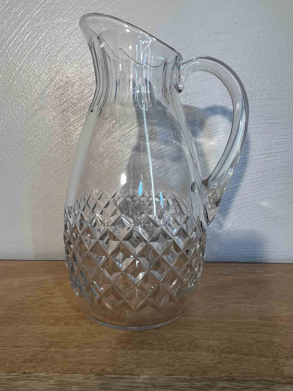Carafe à eau Baccarat modèle Burgos en cristal taillé