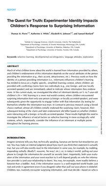 St. Pierre, T., White, K.S., Johnson, E.K., and Ronfard, S. (2025). 