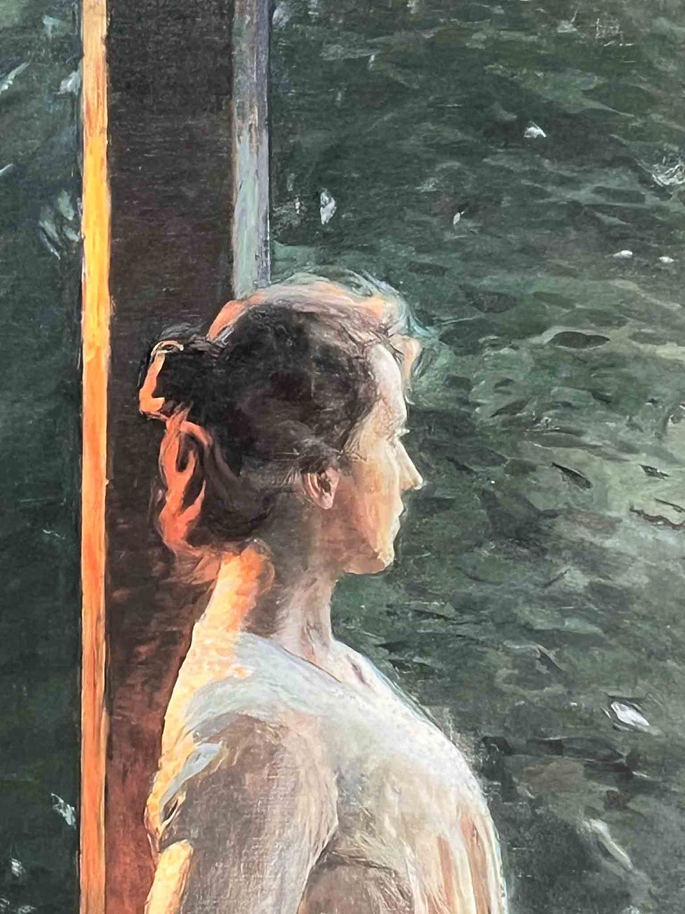 Affiche encadrée de l’exposition « La peinture scandinave 1885-1905 » au Petit Palais
