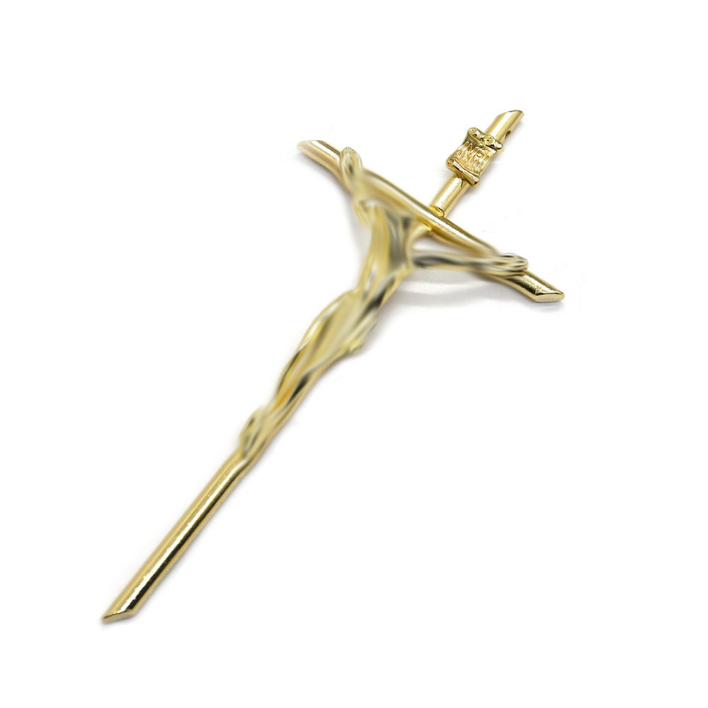 Elegant Gold Cross Decor (5.8*12cm)