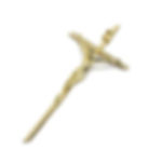 Elegant Gold Cross Decor (5.8*12cm)