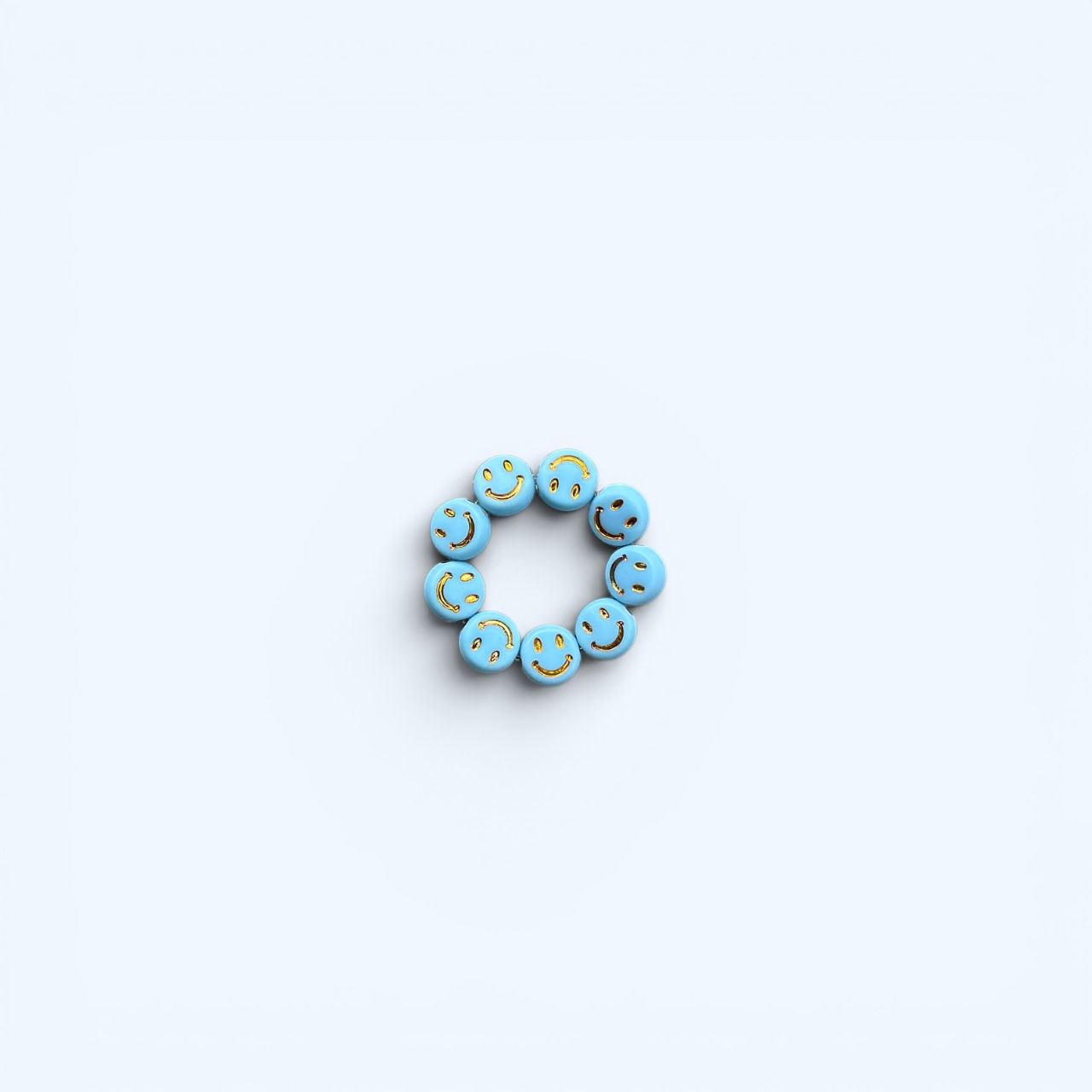 Smiley Ring Ocean Blue 😃