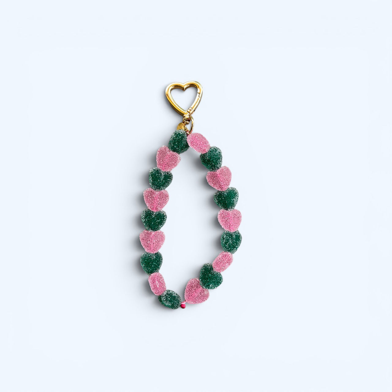 Minty Kiss Keychain