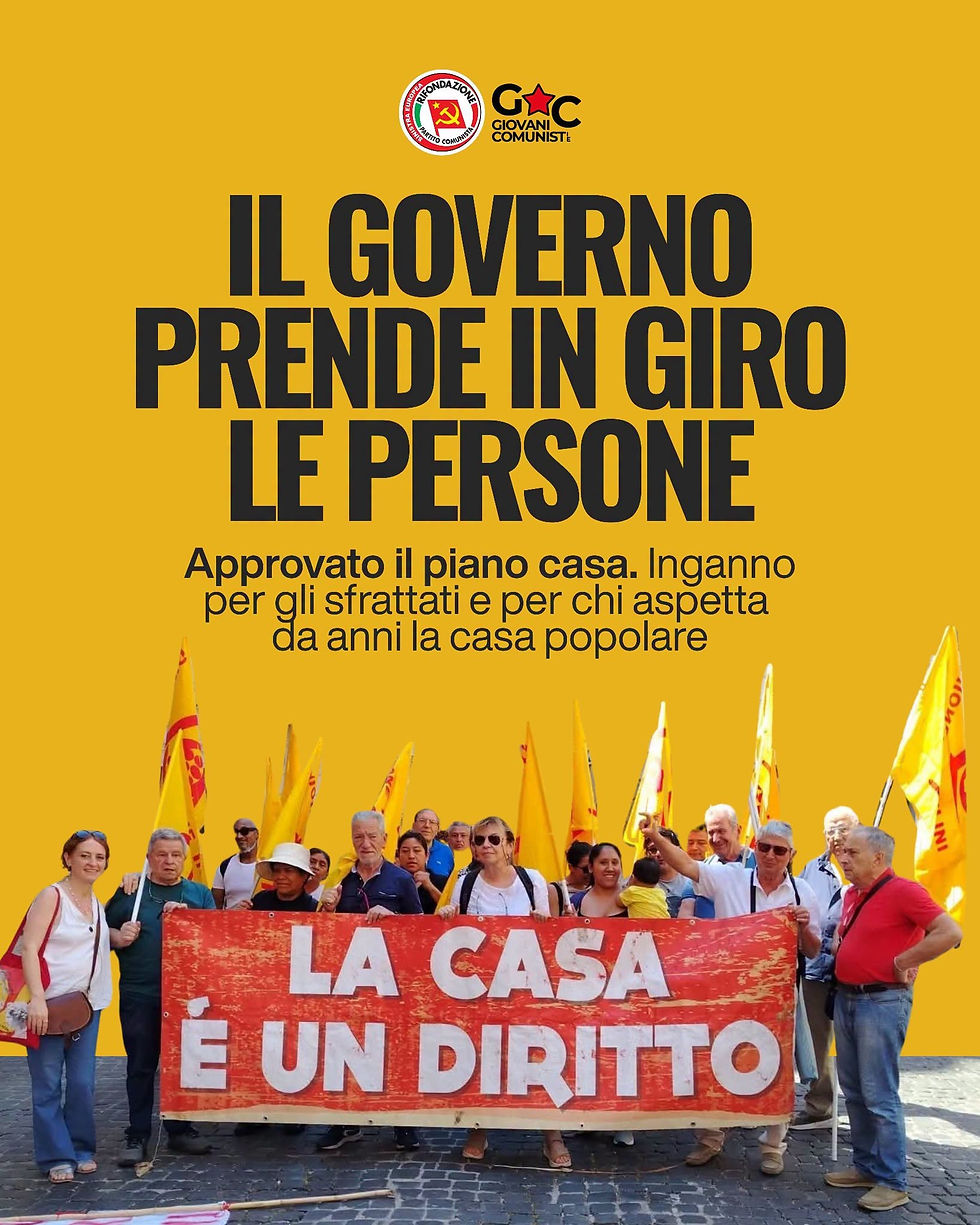 Approvato in via definitiva dal Senato il Piano Casa Meloni/Salvini.