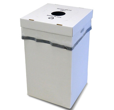 40 gallon white trash can rentals