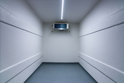 Large interior of reefer trailer