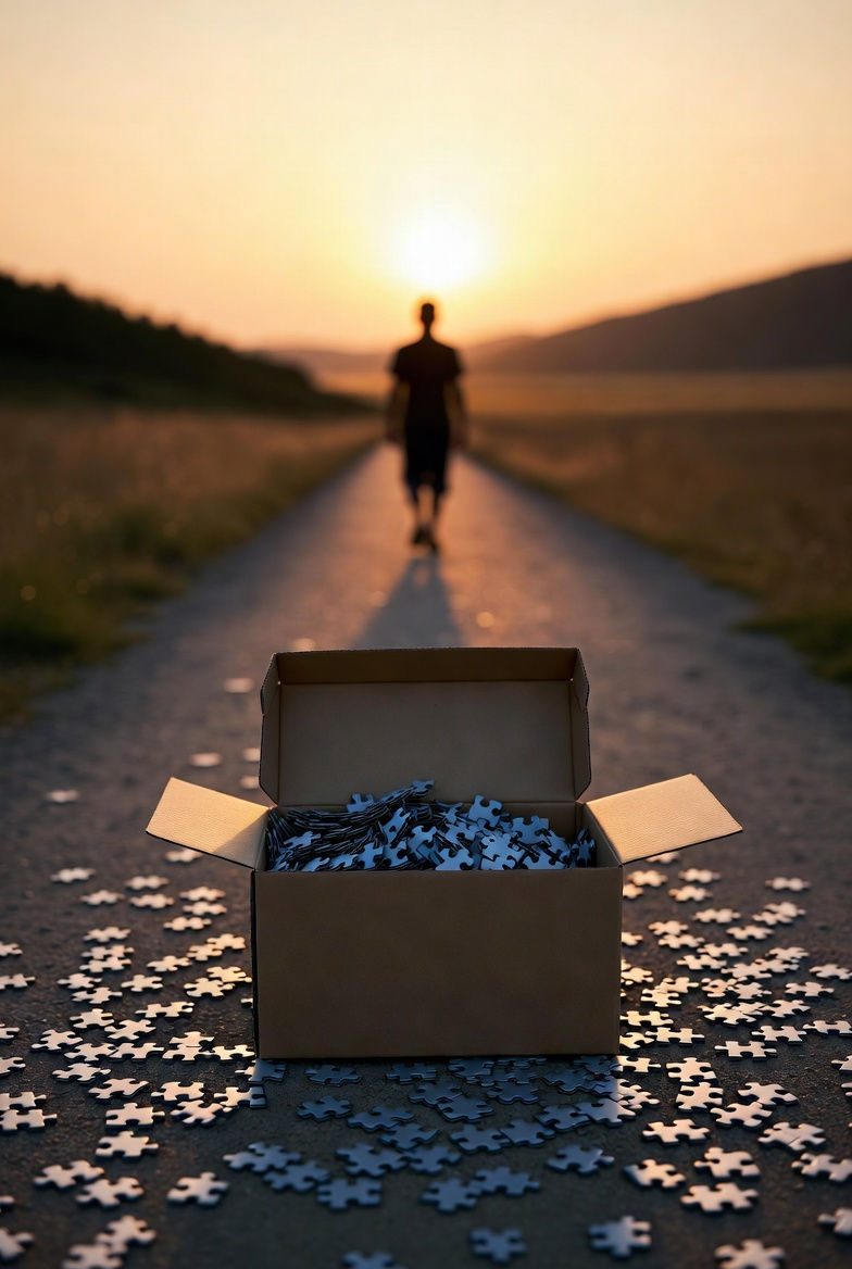 Our lives aren't a box of puzzle pieces.